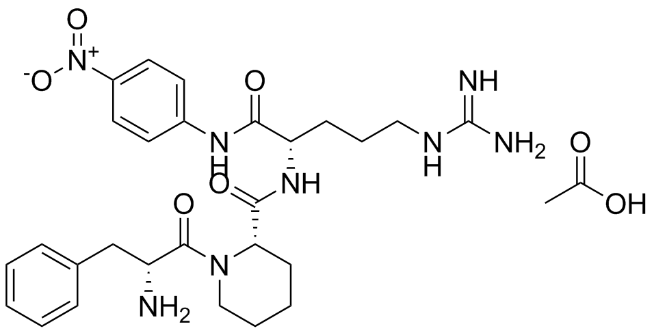 L-Argininamide-D-phenylalanyl-L-2-piperidinecarbonyl-N-(4-nitrophenyl) Acetic Acid