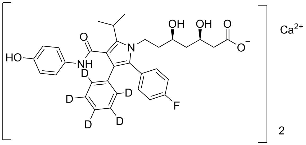 para-Hydroxy Atorvastatin-d5 Calcium Salt
