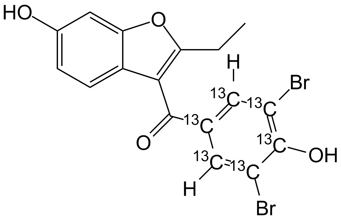 [13C6]-6-Hydroxy Benzbromarone