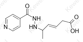 (3E)-5-[2-(pyridin-4-ylcarbonyl)diazanyl]hex-3-enoic acid