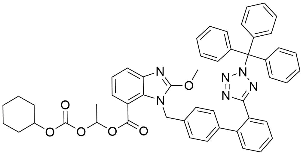 Candesartan Cilexetil N2-Trityl Methoxy Analog