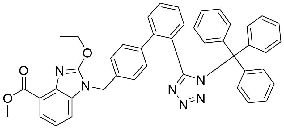 Candesartan Methyl Ester N1-Trityl Analog