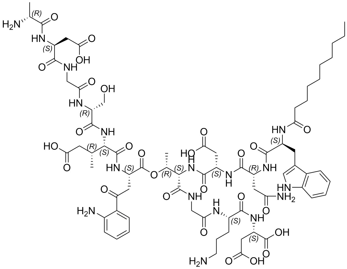 Daptomycin Impurity F