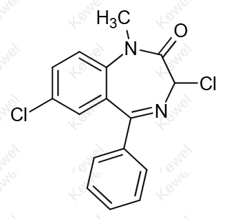 2H-1,4-Benzodiazepin-2-one, 3,7-dichloro-1,3-dihydro-1-methyl-5-phenyl-