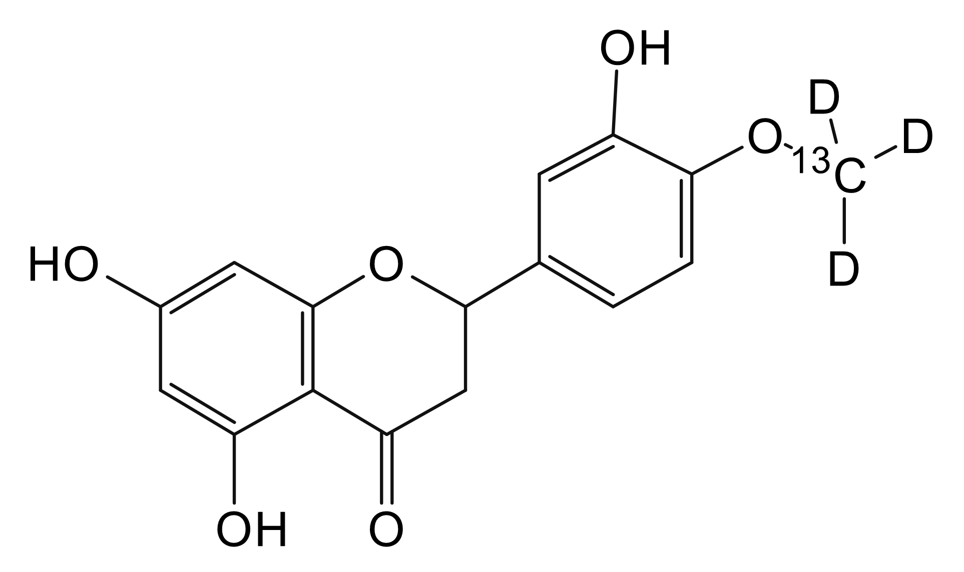Rac-Hesperetin-13C-d3 (rac-Diosmin EP Impurity G-13C-d3)