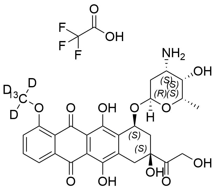 [13C,2H3]-Doxorubicin trifluoroacetate salt