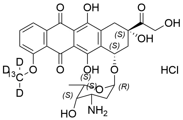 Doxorubicin-13C-D3 HCl