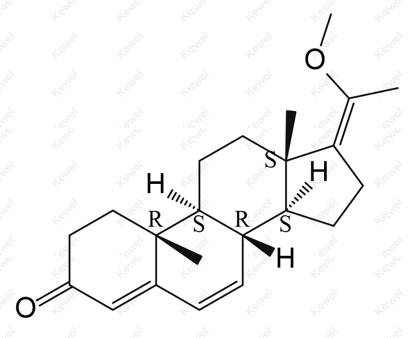 17-[(1Z)-1-methoxyethylidene]androstan-5(4),7(6)-dien-3-one