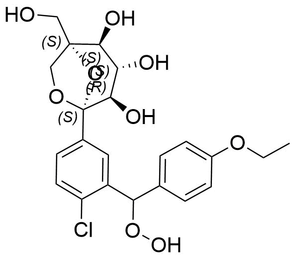 Ertugliflozin Impurity POE (hydroperoxy impurity)