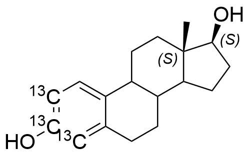 17β-Estradiol-[2,3,4-13C3]