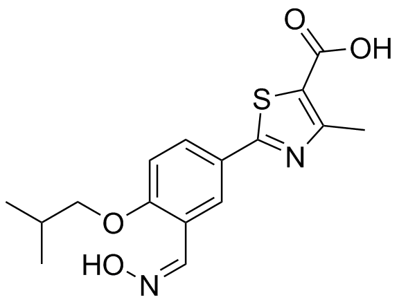 3-Descyano-3-((hydroxyimino)methyl) Febuxostat