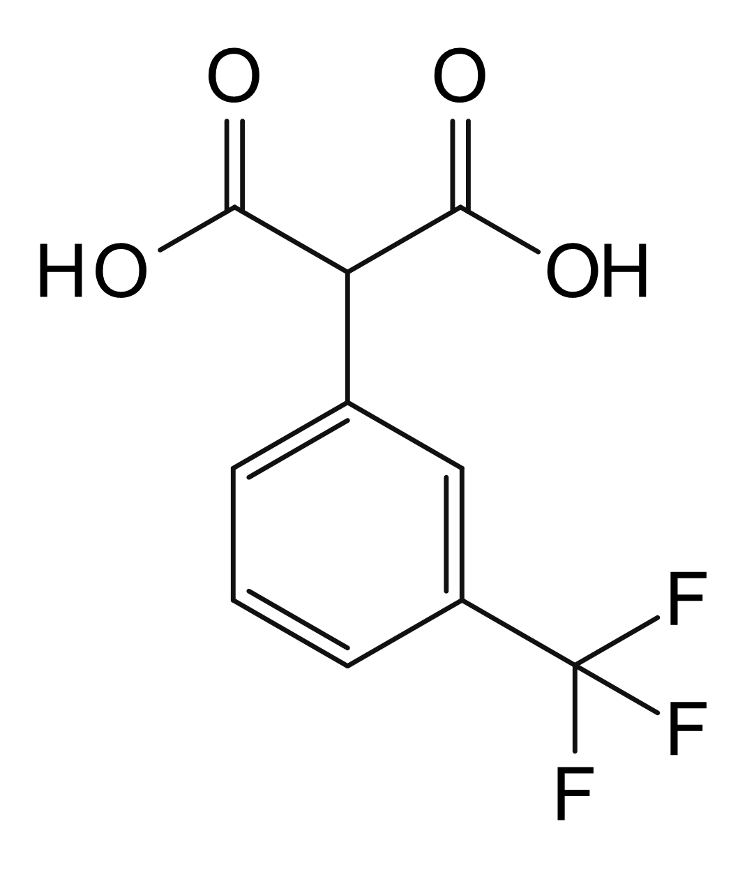 2-[3-(trifluoromethyl)phenyl]propanedioic acid