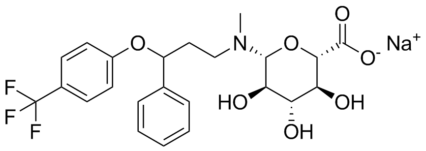 Fluoxetine N-Glucuronide Sodium Salt