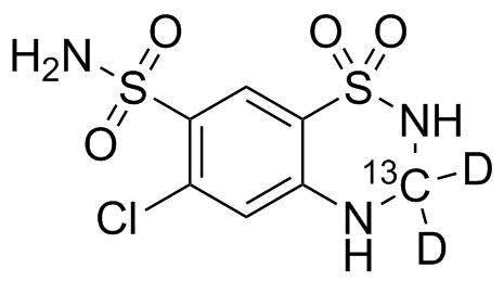 Hydrochlorothiazide-13C-d2