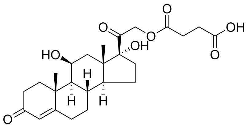 Hydrocortisone hemisuccinate anhydrous