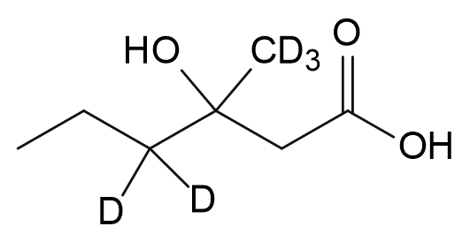 3-Hydroxy-3-methylhexanoic Acid-d5