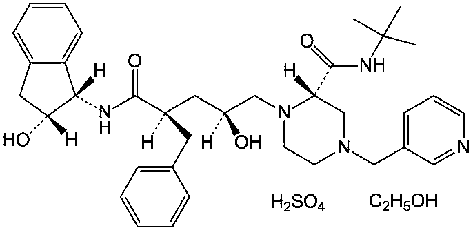 Indinavir sulfate
