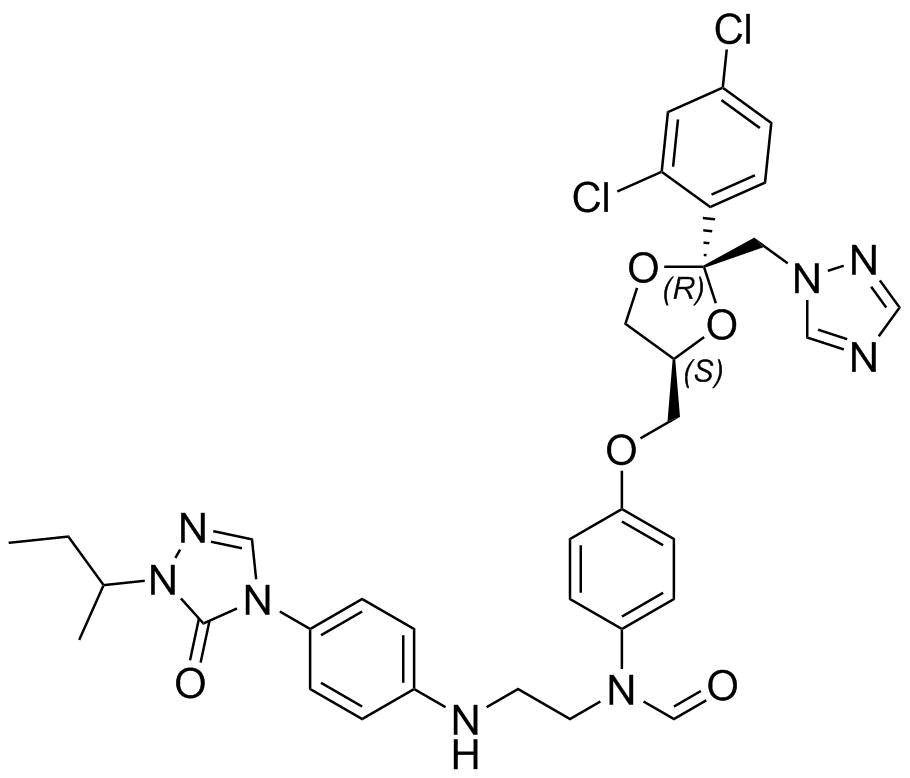 Itraconazole Desethylene-seco-piperazine Mono-N-formyl Impurity