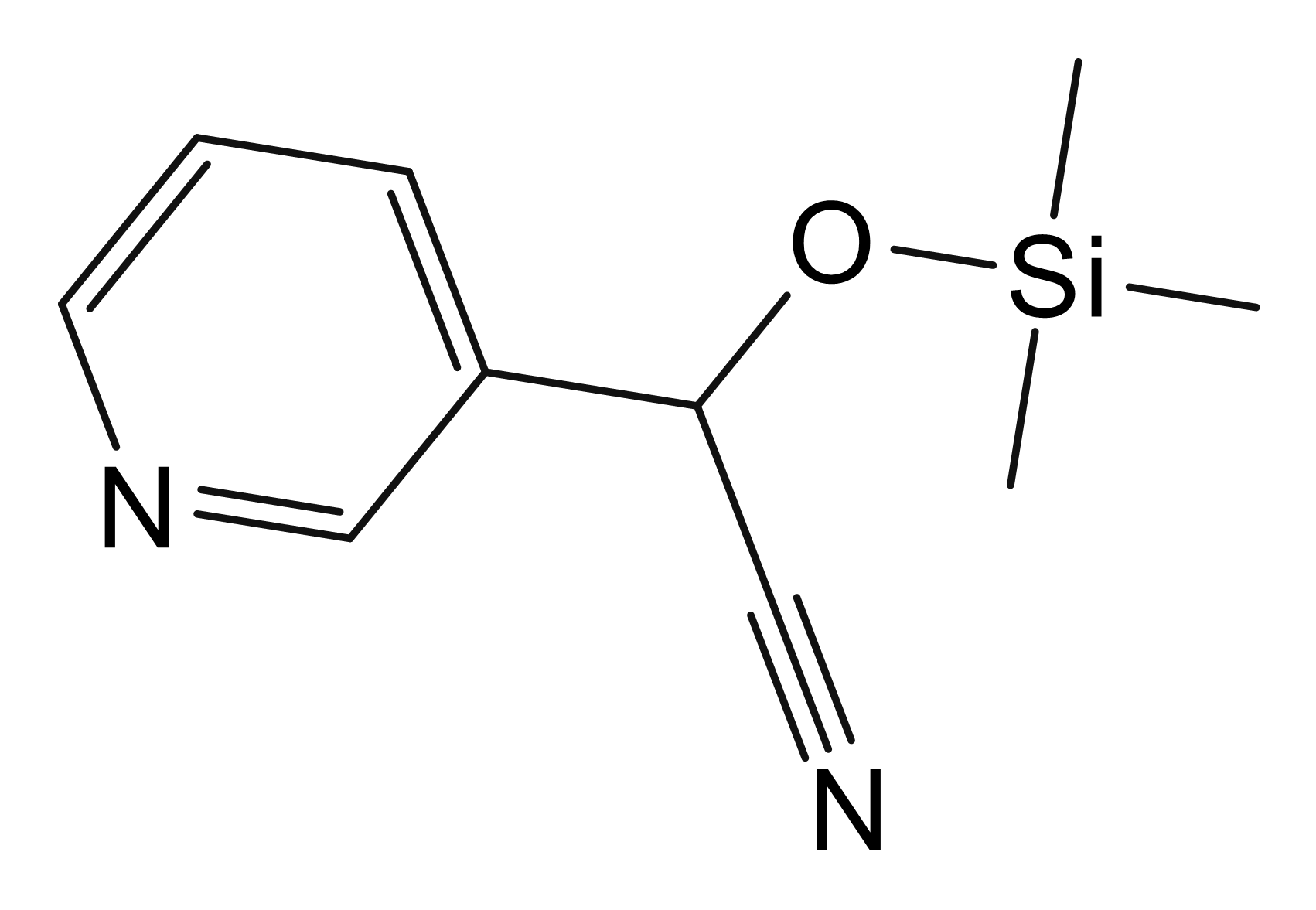 2-(Pyridin-3-yl)-2-[(trimethylsilyl)oxy]acetonitrile