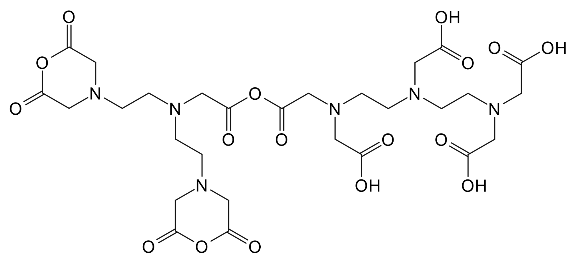 N-{2-[bis(carboxymethyl)amino]ethyl}-N-[3-(carboxymethyl)-11-(2,6-dioxo-1,4-oxazinan-4-yl)-9-[2-(2,6-dioxo-1,4-oxazinan-4-yl)ethyl]-5,7-dioxo-3,9-diaza-6-oxaundec-1-yl]glycine