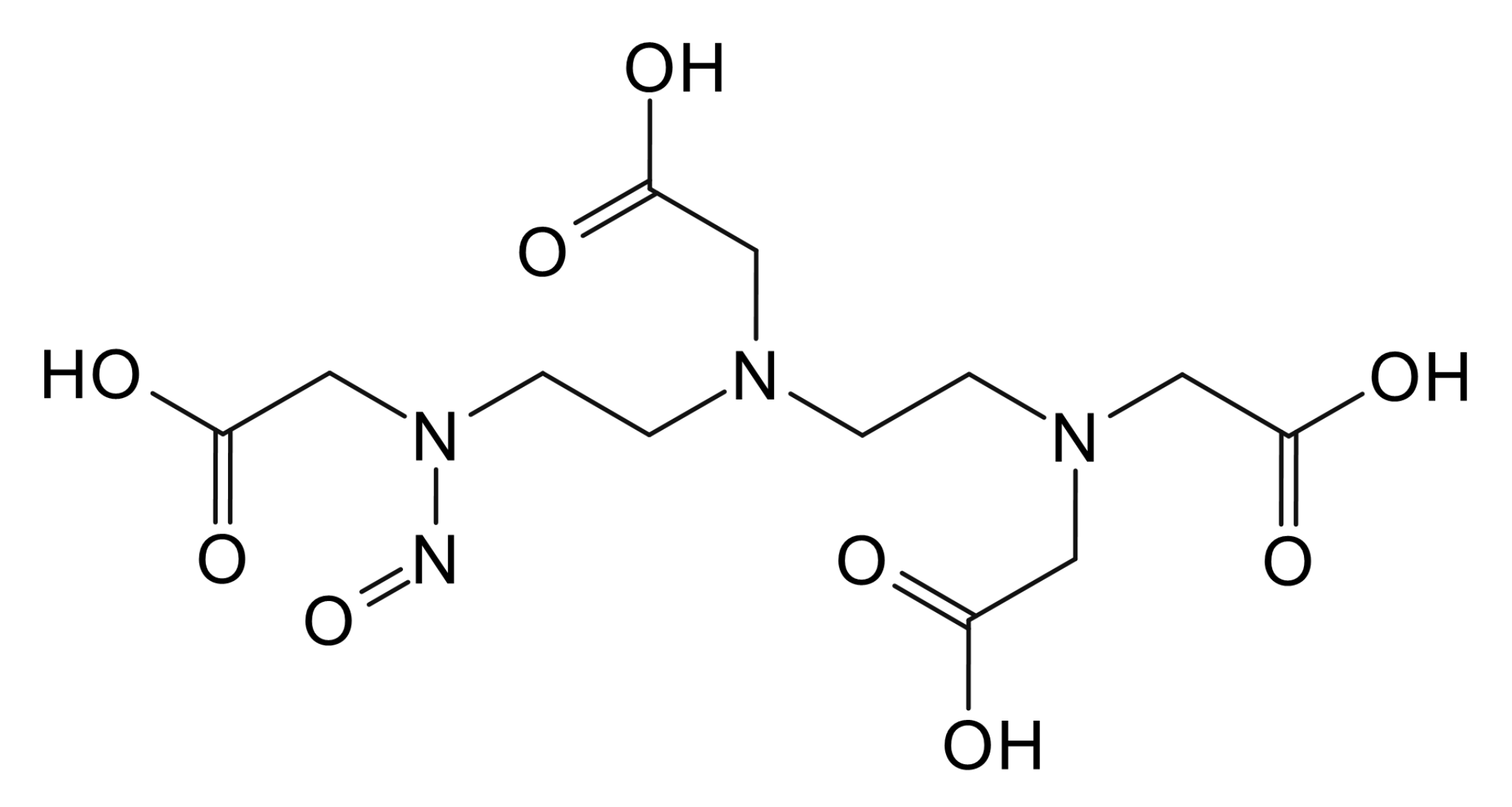 N-[1-carboxy-2,5-bis(carboxymethyl)-2,5-diazahept-7-yl]-N-nitrosoglycine