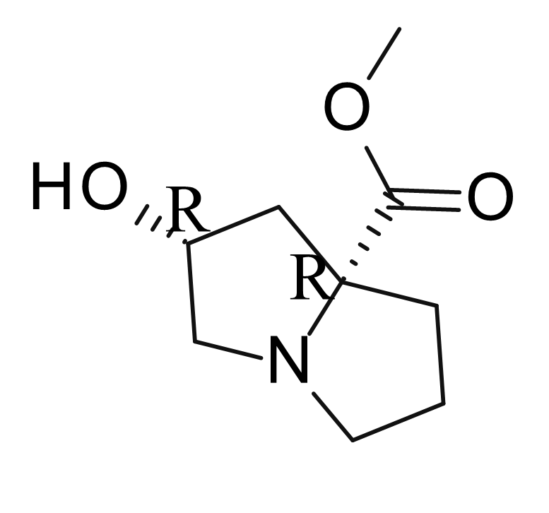 Methyl (2R,7aR)-2-hydroxy-2,3,5,6,7,7a-hexahydro-1H-pyrrolizine-7a-carboxylate
