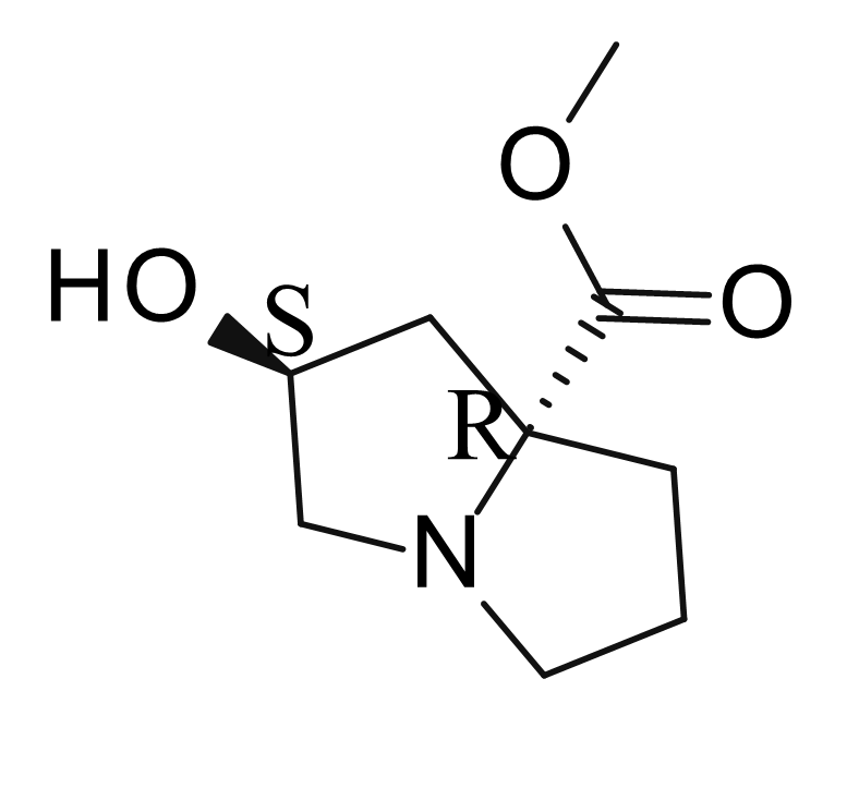 Methyl (2S,7aR)-2-hydroxy-2,3,5,6,7,7a-hexahydro-1H-pyrrolizine-7a-carboxylate