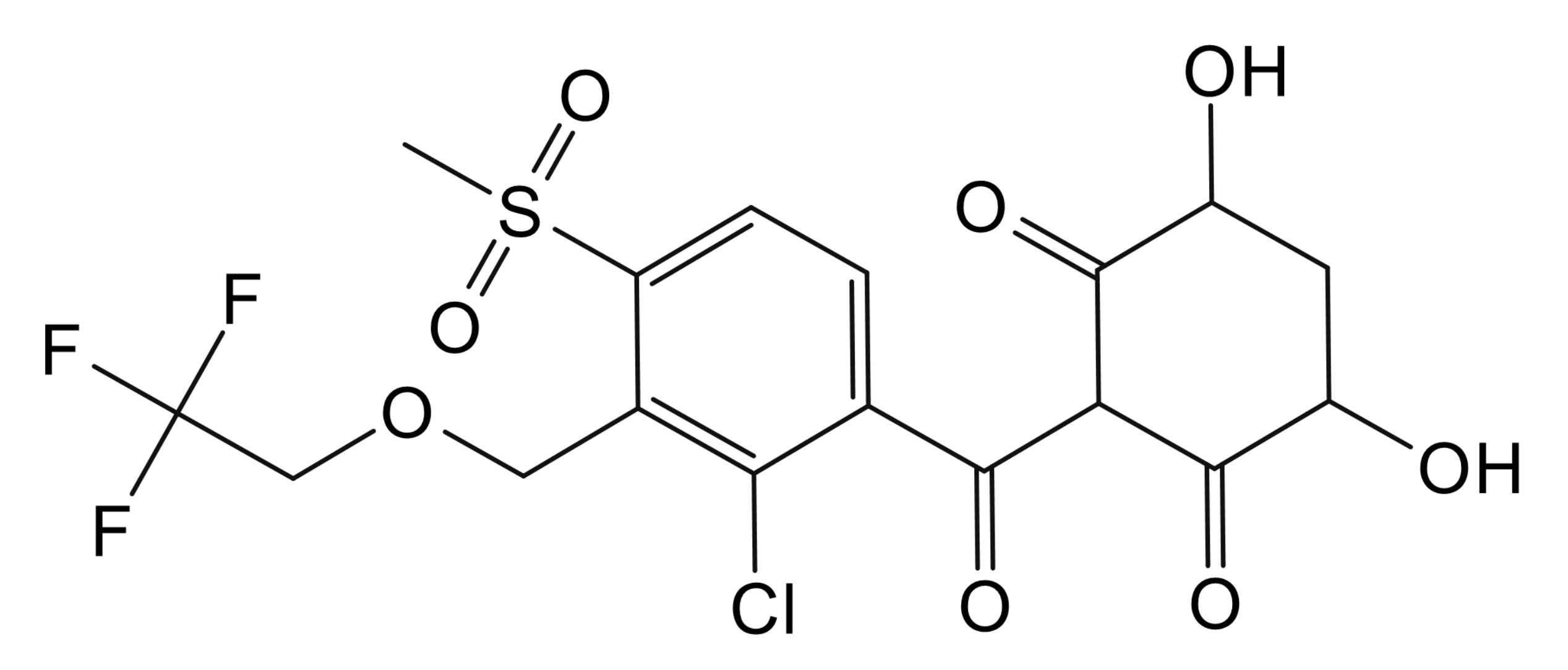 2-{[2-Chloro-4-(methyldioxo-λ6-sulfanyl)-3-{[(2,2,2-trifluoroethyl)oxy]methyl}phenyl]carbonyl}-4,6-dihydroxycyclohexane-1,3-dione