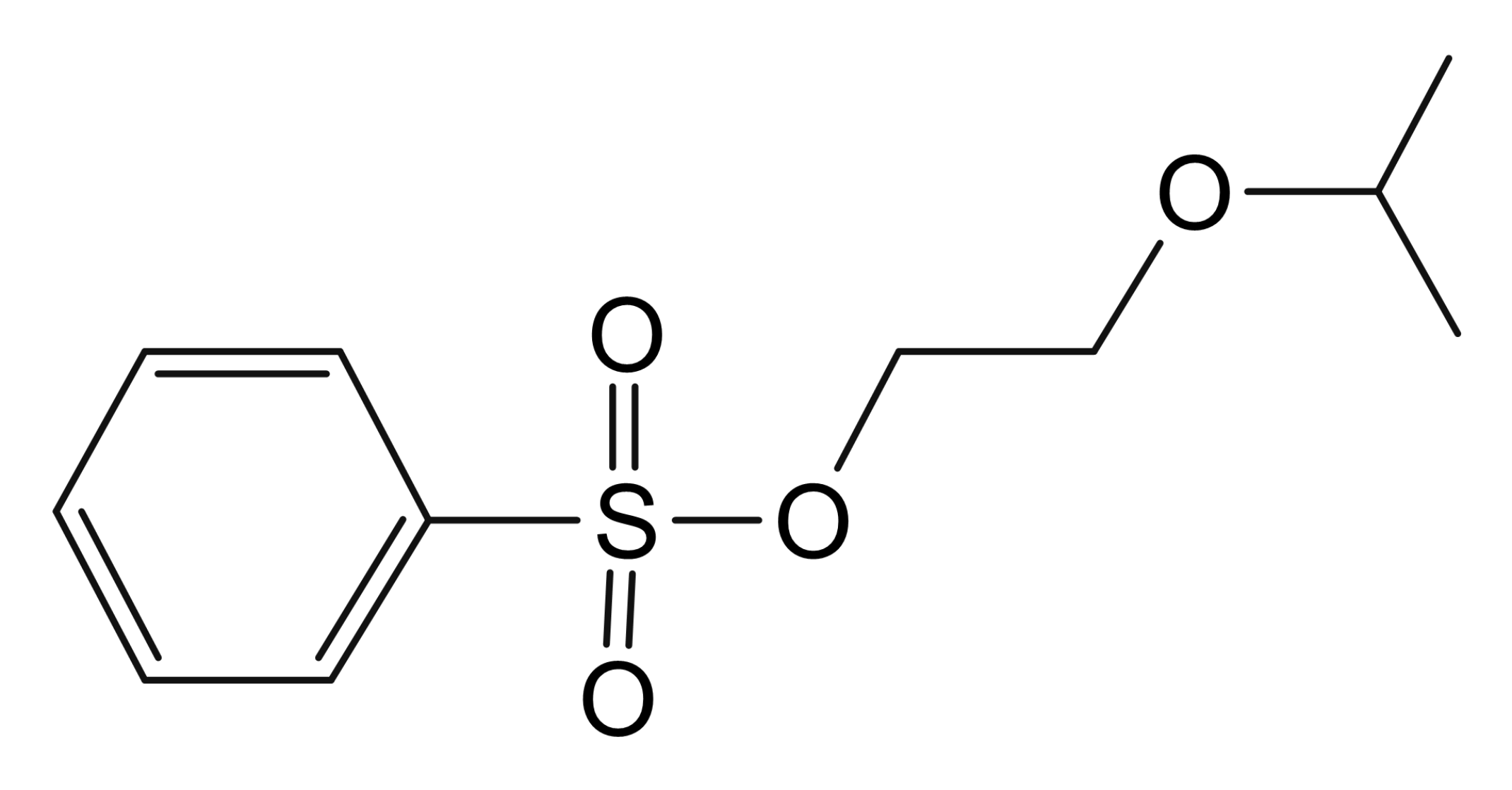 2-(prop-2-yloxy)ethyl benzenesulfonate