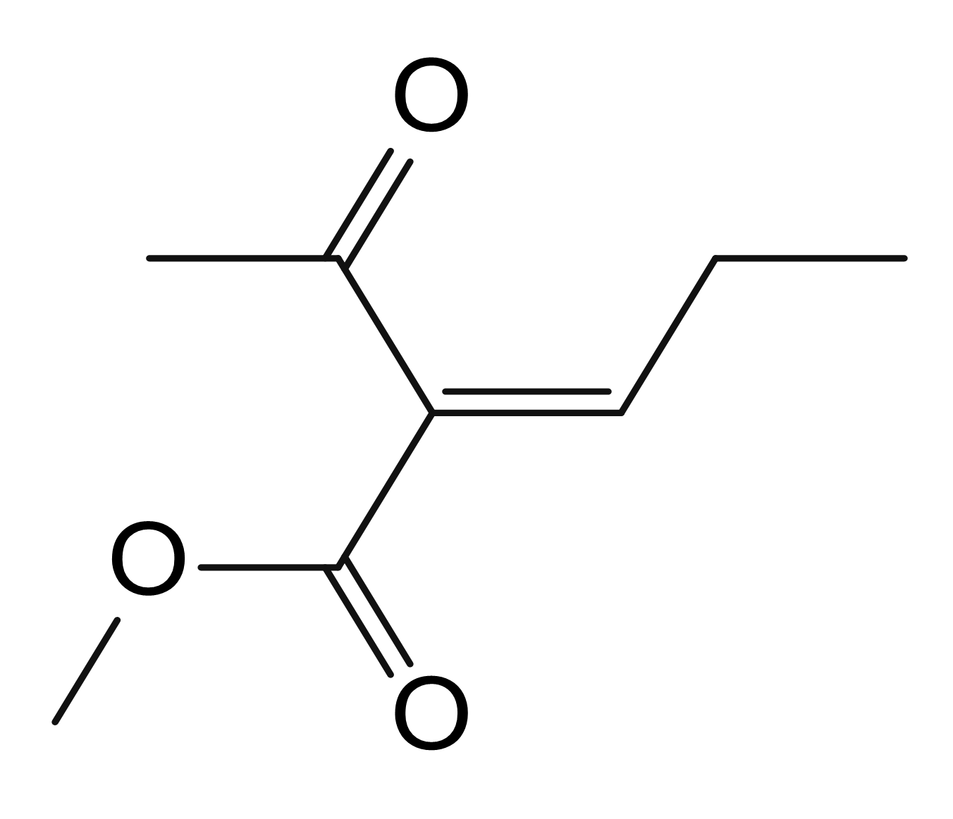 Methyl (2E)-2-acetylpent-2-enoate