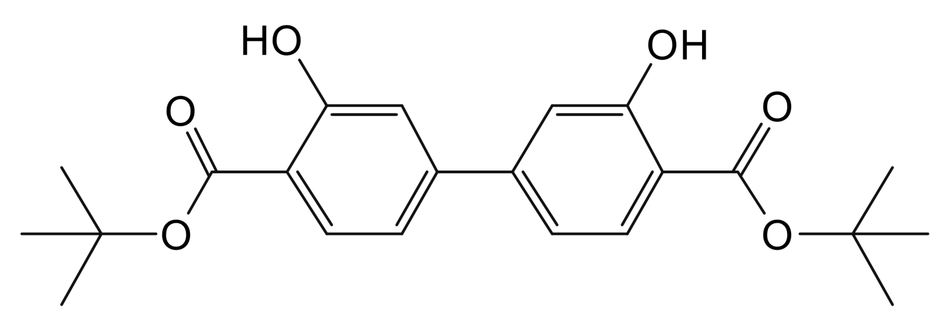 2-Methylpropan-2-yl 2-hydroxy-4-(3-hydroxy-4-{[(2-methylprop-2-yl)oxy]carbonyl}phenyl)benzoate