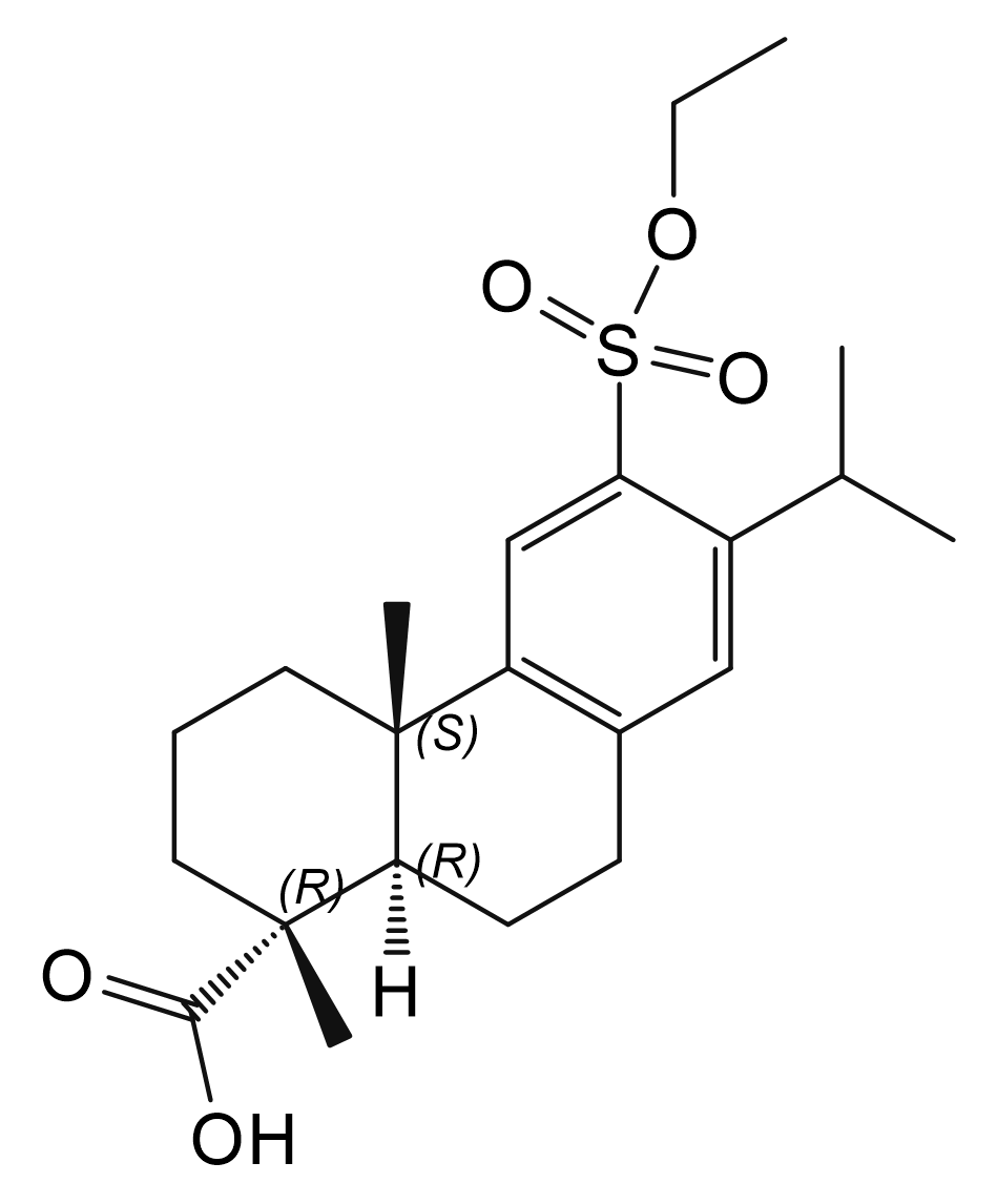(1R,4aS,10aR)-6-(ethoxydioxo-位6-sulfanyl)-1,4a-dimethyl-7-(prop-2-yl)-1,2,3,4,4a,9,10,10a-octahydrophenanthrene-1-carboxylic acid