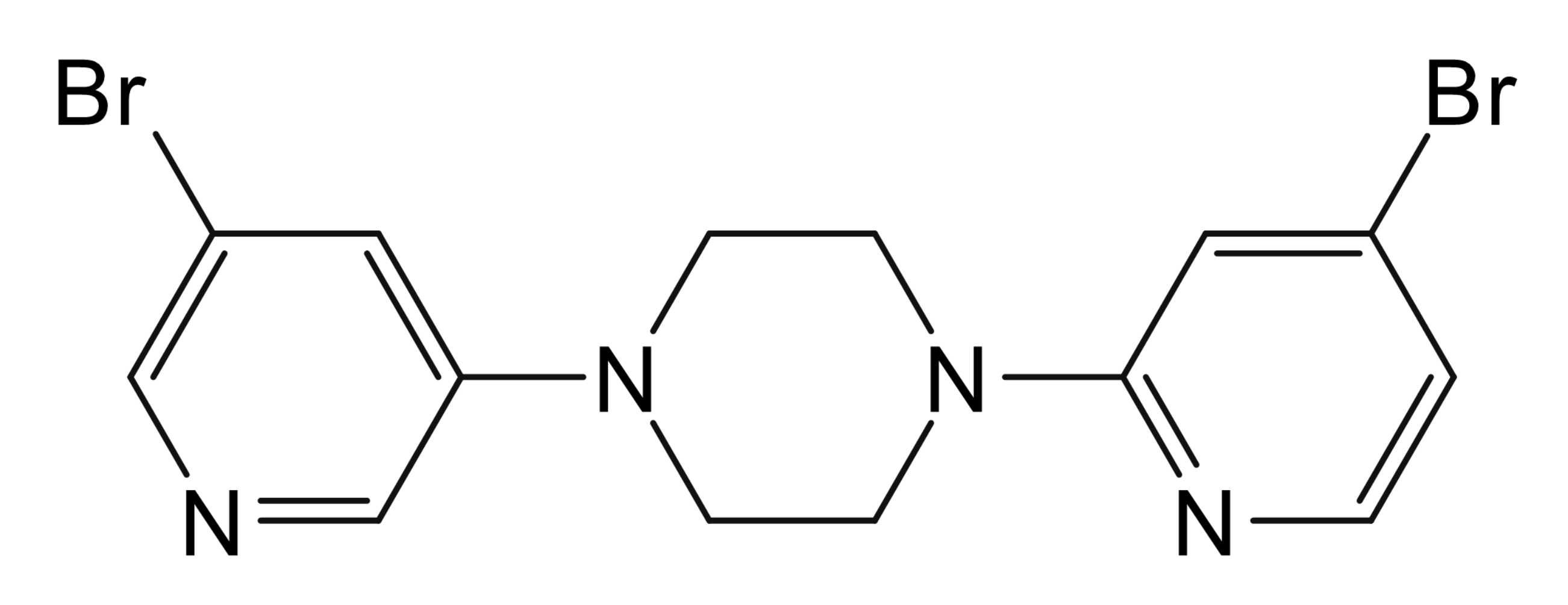 4-(4-bromopyridin-2-yl)-1-(5-bromopyridin-3-yl)piperazine