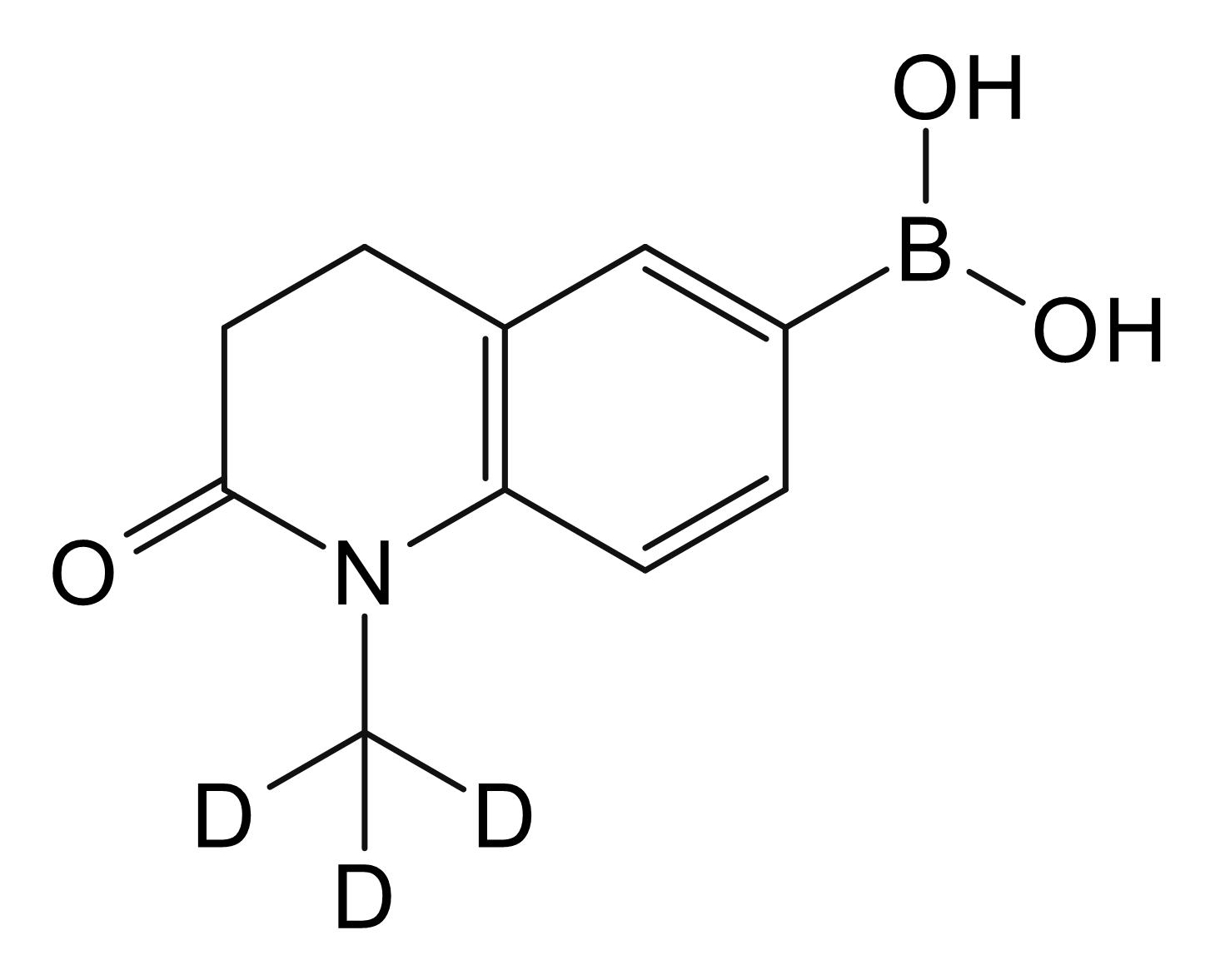 1-(2H3)methyl-6-(dihydroxyboranyl)-1,2,3,4-tetrahydroquinolin-2-one