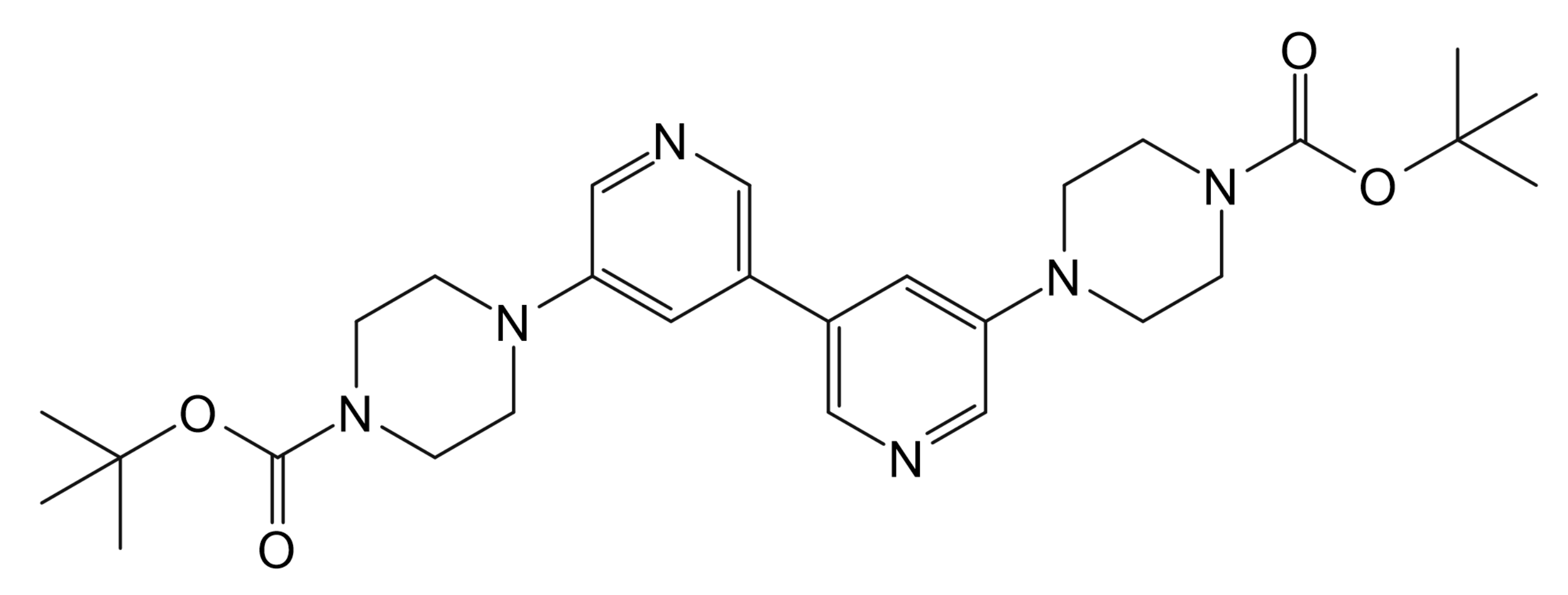 2-methylpropan-2-yl 4-{5-[5-(4-{[(2-methylprop-2-yl)oxy]carbonyl}piperazin-1-yl)pyridin-3-yl]pyridin-3-yl}piperazine-1-carboxylate