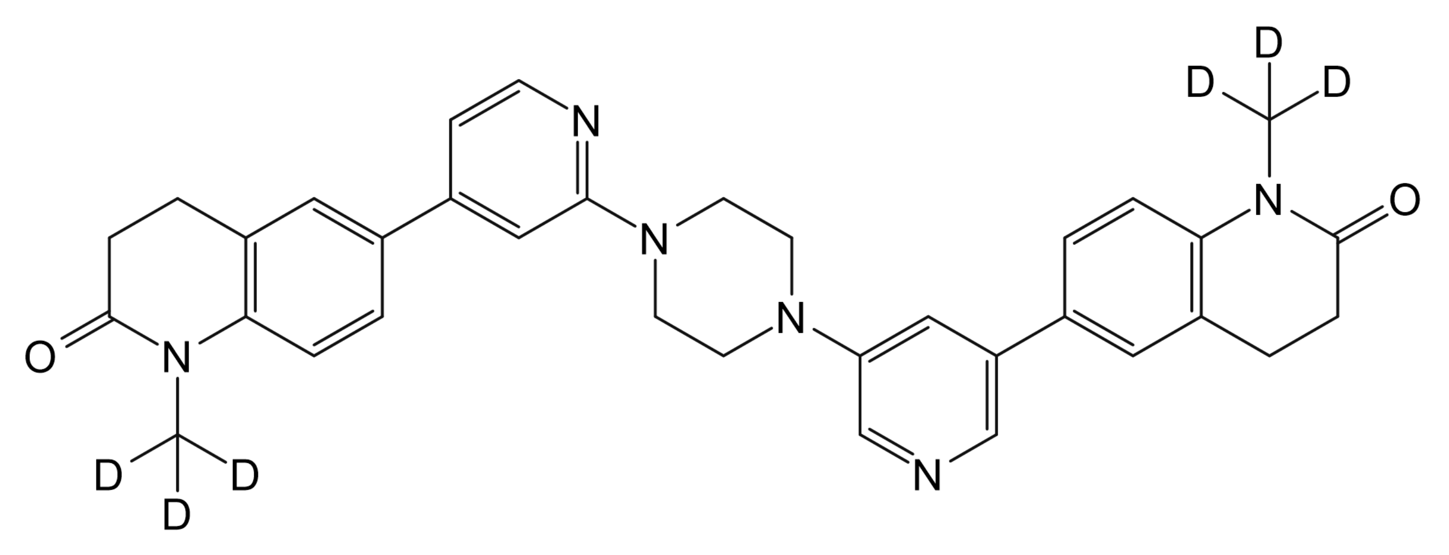 1-(2H3)methyl-6-[5-(4-{4-[1-(2H3)methyl-2-oxo-1,2,3,4-tetrahydroquinolin-6-yl]pyridin-2-yl}piperazin-1-yl)pyridin-3-yl]-1,2,3,4-tetrahydroquinolin-2-one