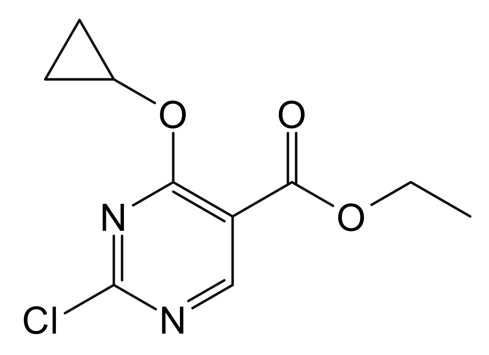 Ethyl 2-chloro-4-(cyclopropyloxy)pyrimidine-5-carboxylate