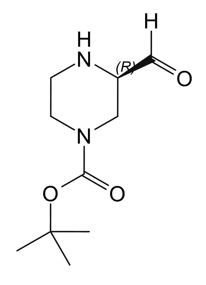 2-Methylpropan-2-yl (3R)-3-formylpiperazine-1-carboxylate