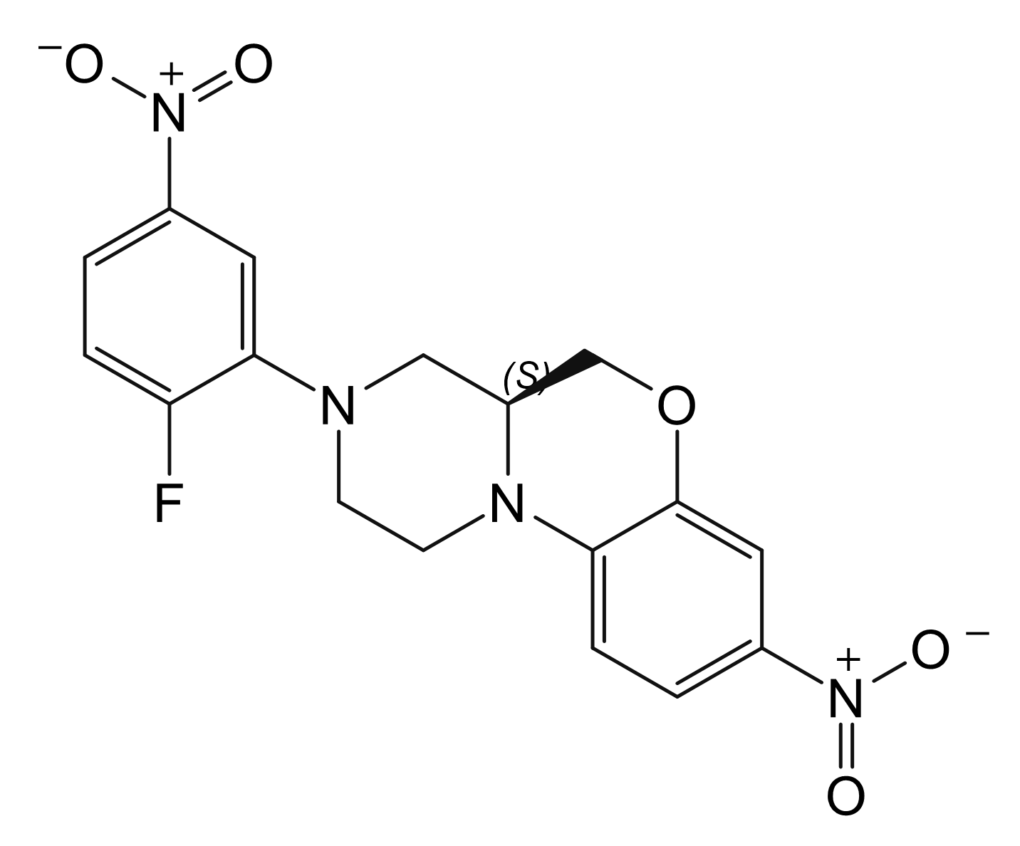 (4aS)-3-(1-fluorobenzen-2-yl)-8-nitro-1,2,3,4,4a,5-hexahydrobenzo[b]pyrazino[1,2-d][1,4]oxazine
