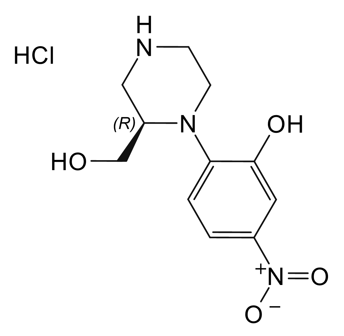 2-[(2R)-2-(hydroxymethyl)piperazin-1-yl]-5-nitrophenol