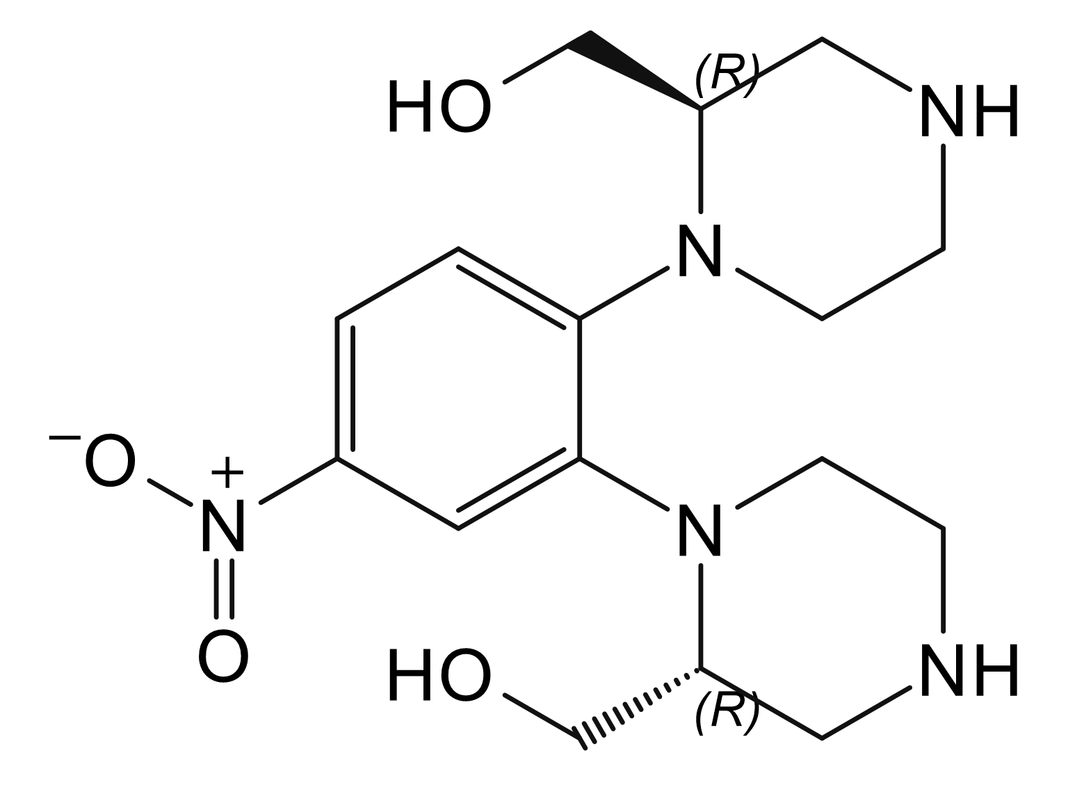 [(2R)-1-{2-[(2R)-2-(hydroxymethyl)piperazin-1-yl]-5-nitrophenyl}piperazin-2-yl]methanol