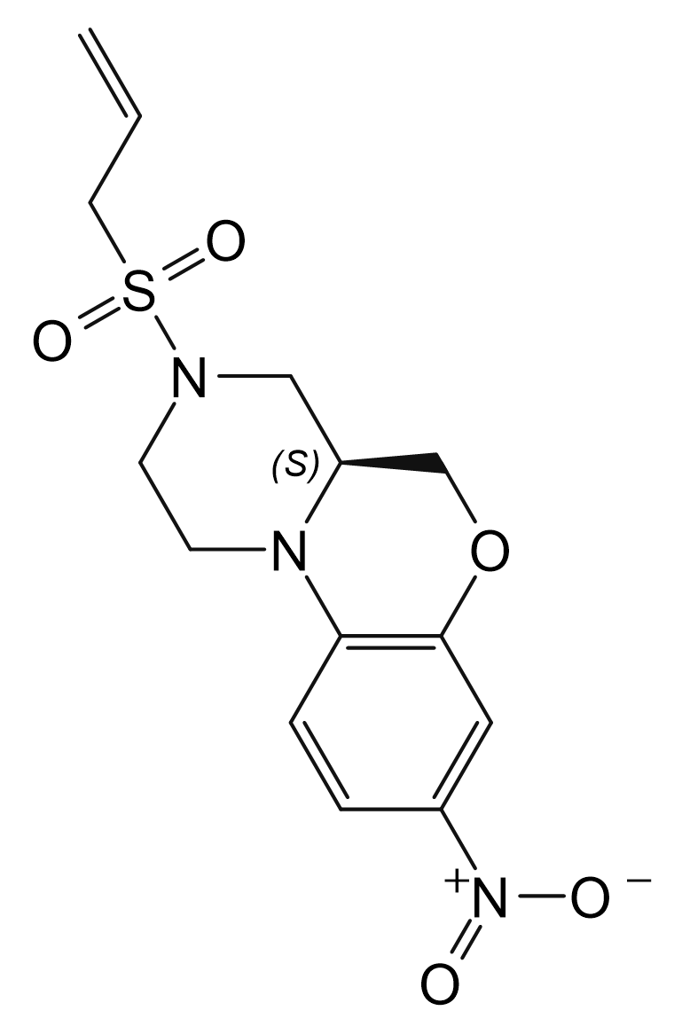(4aS)-3-[dioxo(prop-2-enyl)-位6-sulfanyl]-8-nitro-1,2,3,4,4a,5-hexahydrobenzo[b]pyrazino[1,2-d][1,4]oxazine