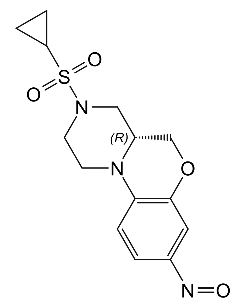 (4aR)-3-(cyclopropyldioxo-位6-sulfanyl)-8-nitroso-1,2,3,4,4a,5-hexahydrobenzo[b]pyrazino[1,2-d][1,4]oxazine