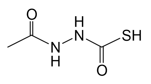 (2-Acetyldiazanyl)methanethioic S-acid