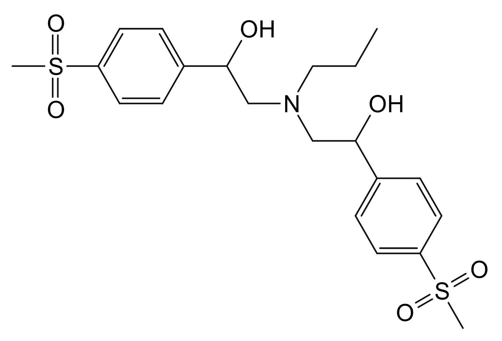 2-({2-hydroxy-2-[4-(methyldioxo-λ6-sulfanyl)phenyl]ethyl}(propyl)amino)-1-[4-(methyldioxo-λ6-sulfanyl)phenyl]ethan-1-ol