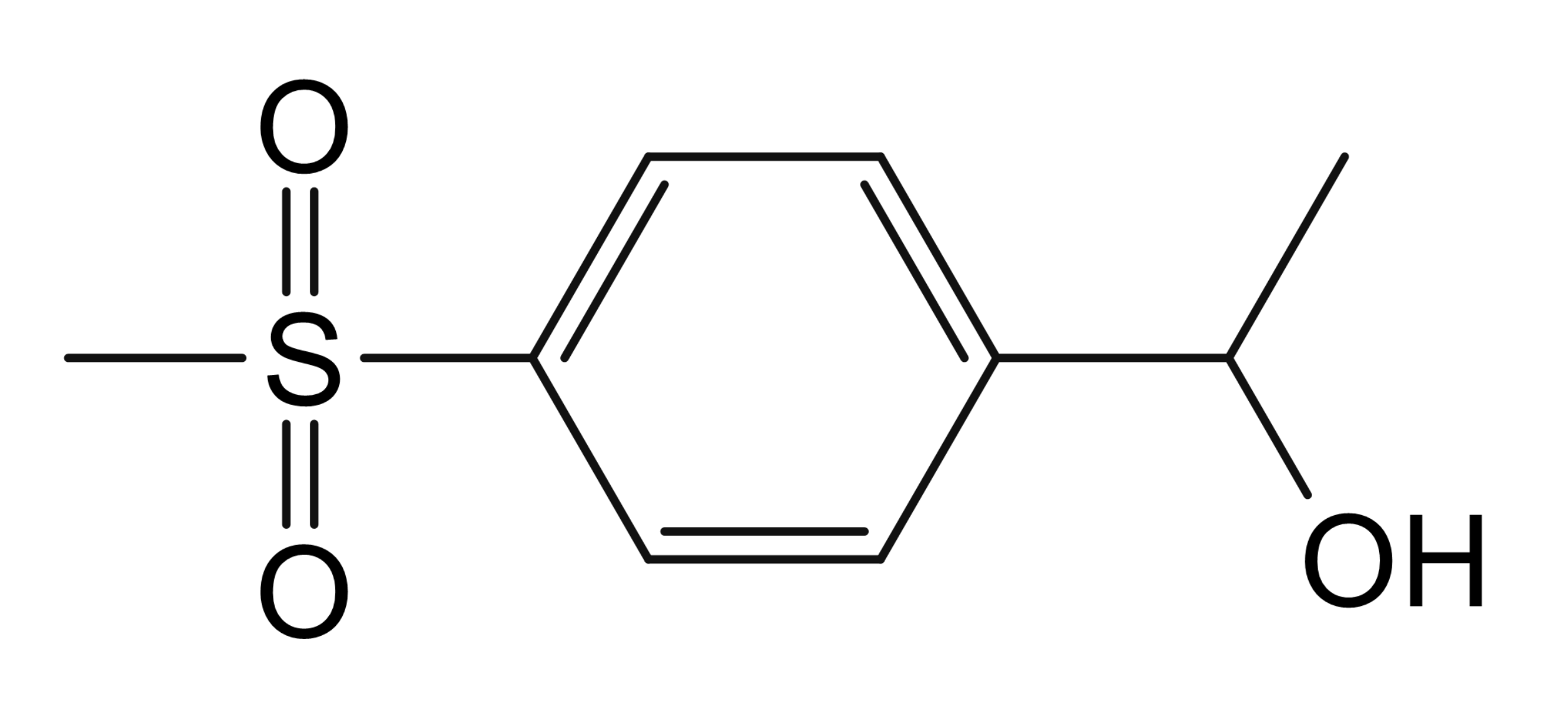 1-[4-(Methyldioxo-λ6-sulfanyl)phenyl]ethan-1-ol
