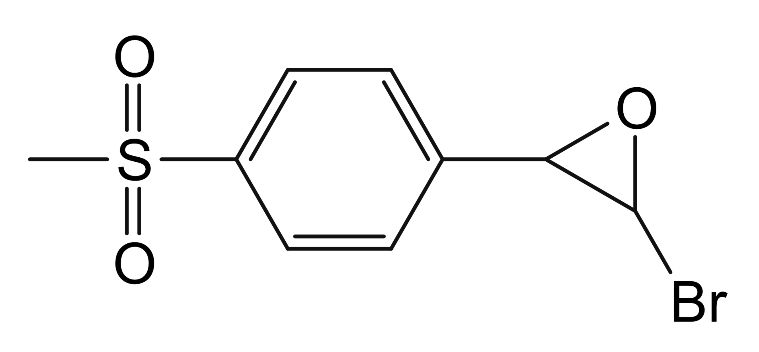 3-Bromo-2-[4-(methyldioxo-位6-sulfanyl)phenyl]oxirane