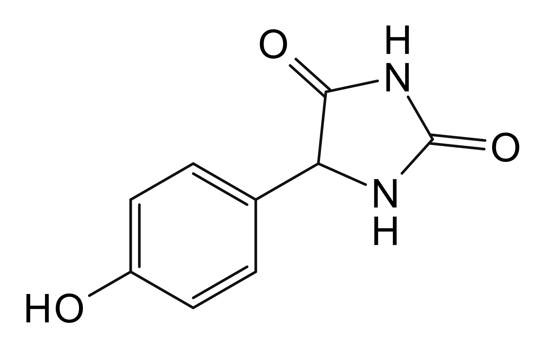 5-(4-hydroxyphenyl)-2-oxotetrahydro-1H-imidazol-4-one
