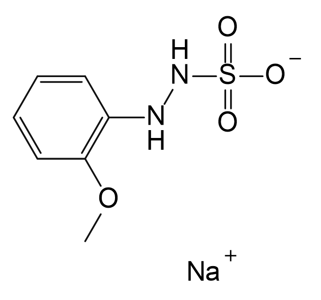 N-(2-Methoxyphenyl)diazane-1-sulfonate sodium