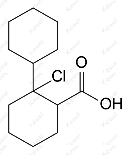2-chloro-2-cyclohexylcyclohexane-1-carboxylic acid